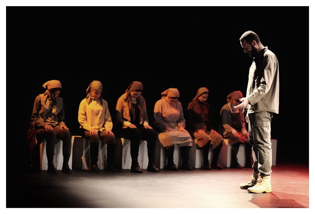 actor on stage performance